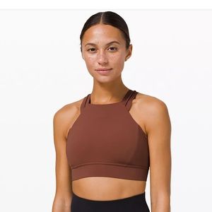 Lululemon sports bra (high neck, long line)